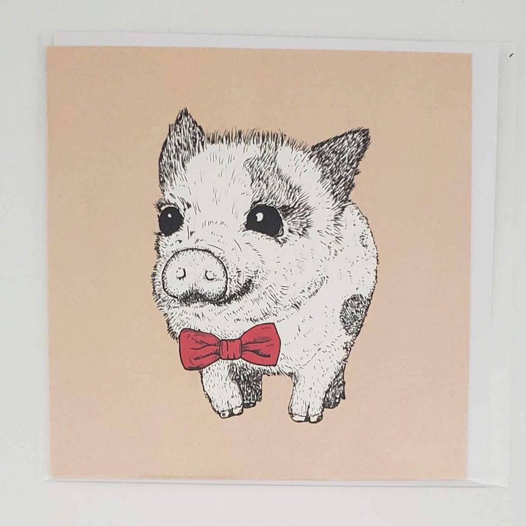 Grußkarte-Sir-Schweinchen von Stift17 aus Österreich